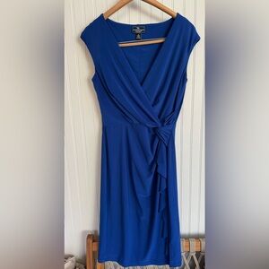 American Living Royal Blue Dress Size 4 with a Knot Waist